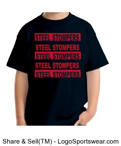 Steel Stompers Gildan Youth T-shirt Design Zoom